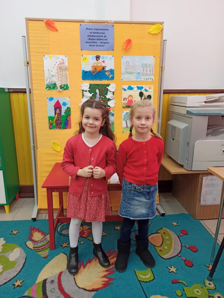 Plastyczny konkurs z braćmi Grimm gr. „Zajączki”