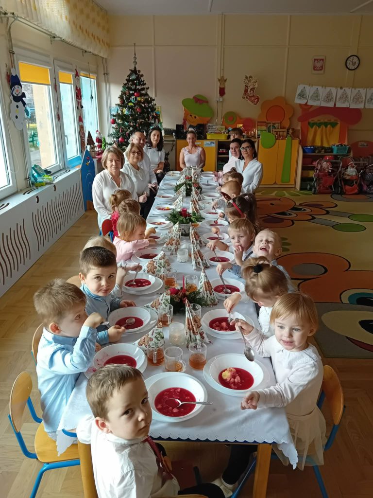 Przedszkolna Wigilia w grupie krasnale