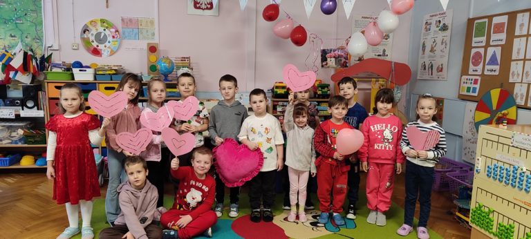 Walentynki w Grupie ,,Motylki”
